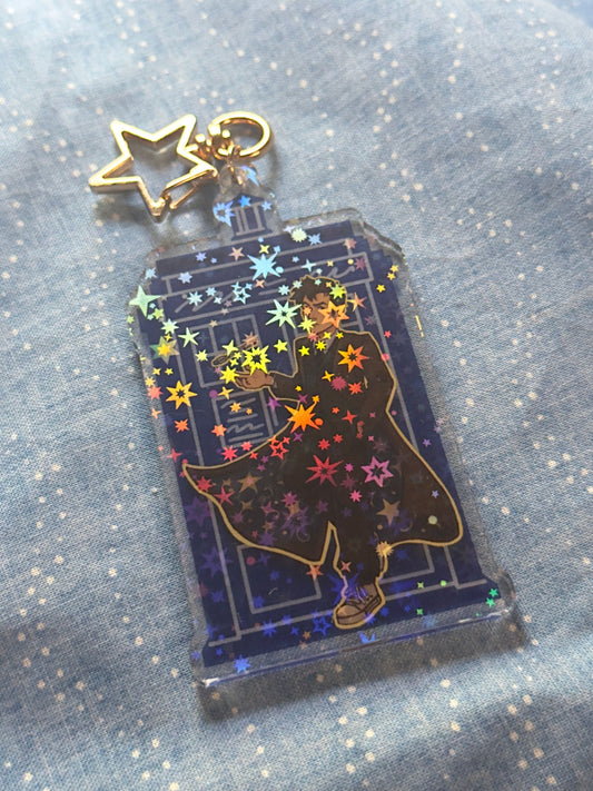 Tenth Doctor Tardis Keychain