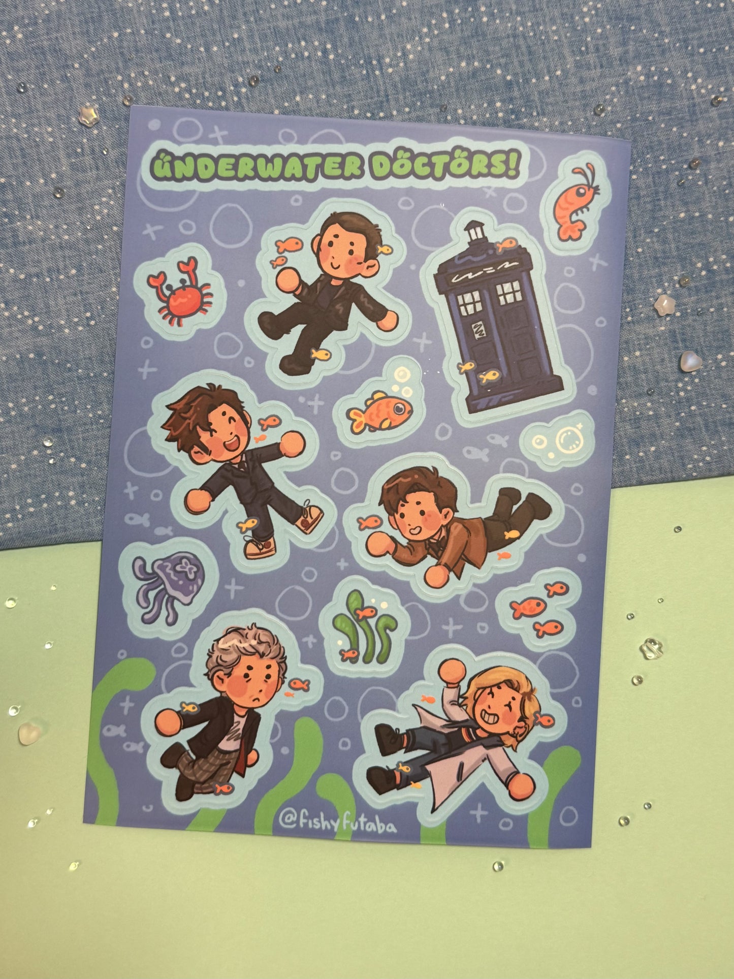 Doctor Who Sticker Sheet