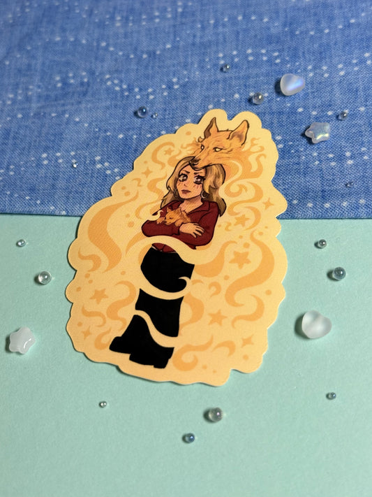 Rose Tyler Swirl Sticker