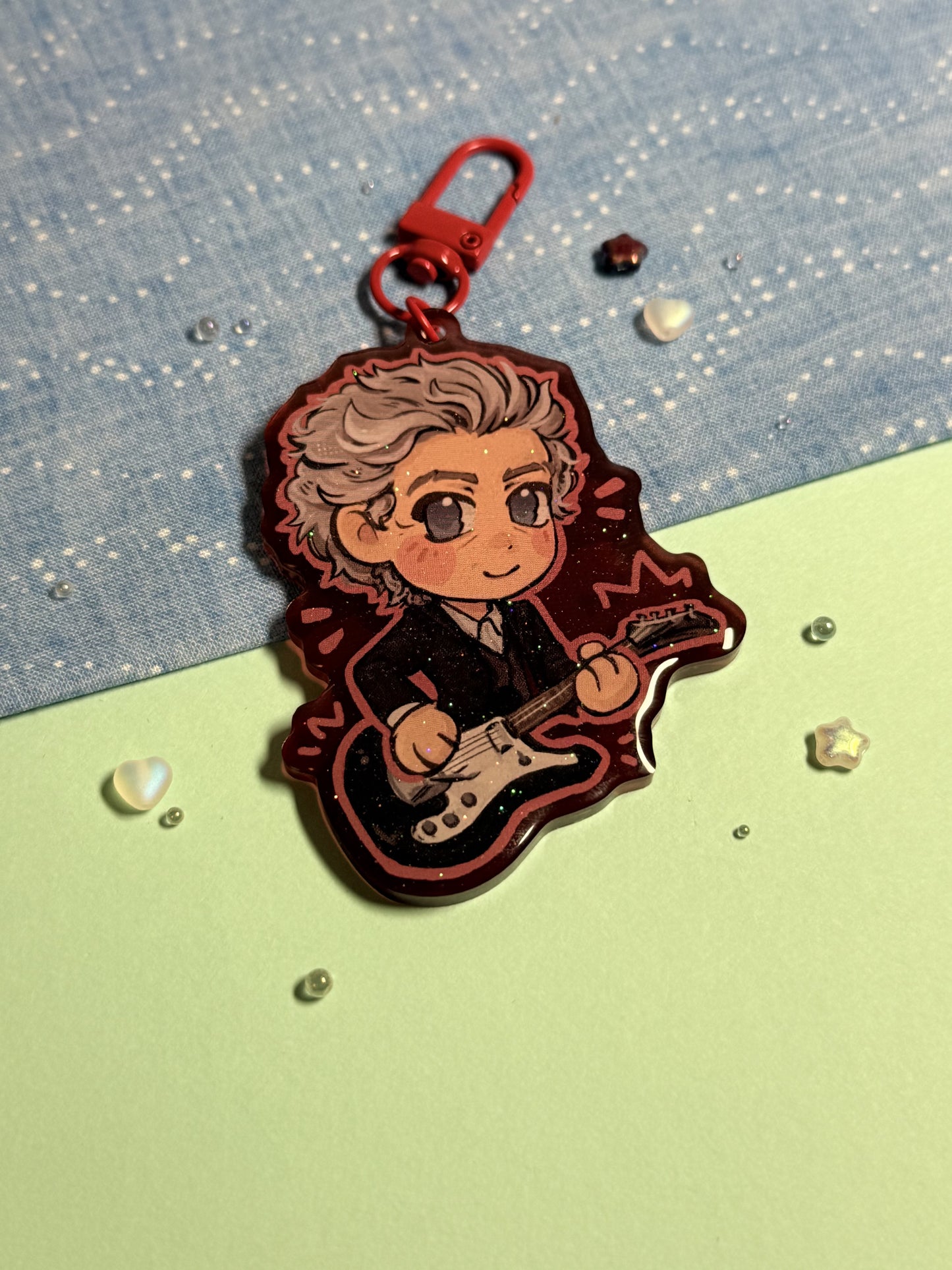 12th Doctor Guitar Keychain