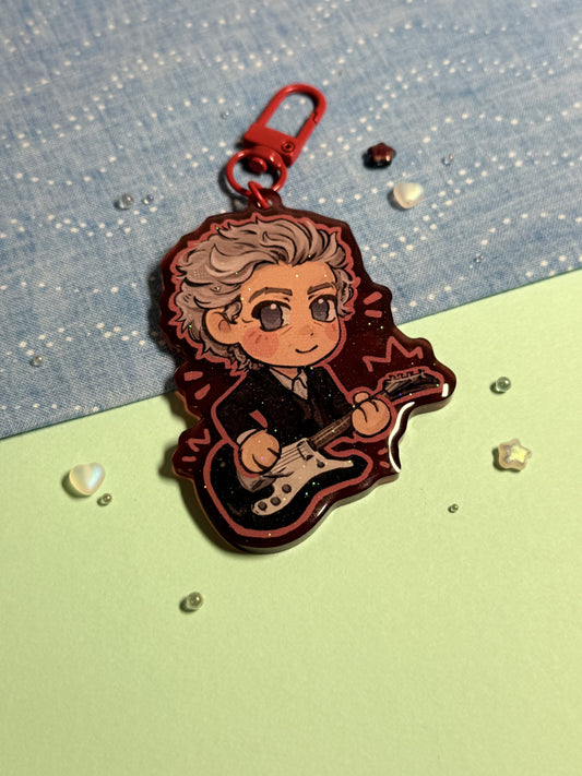 12th Doctor Guitar Keychain