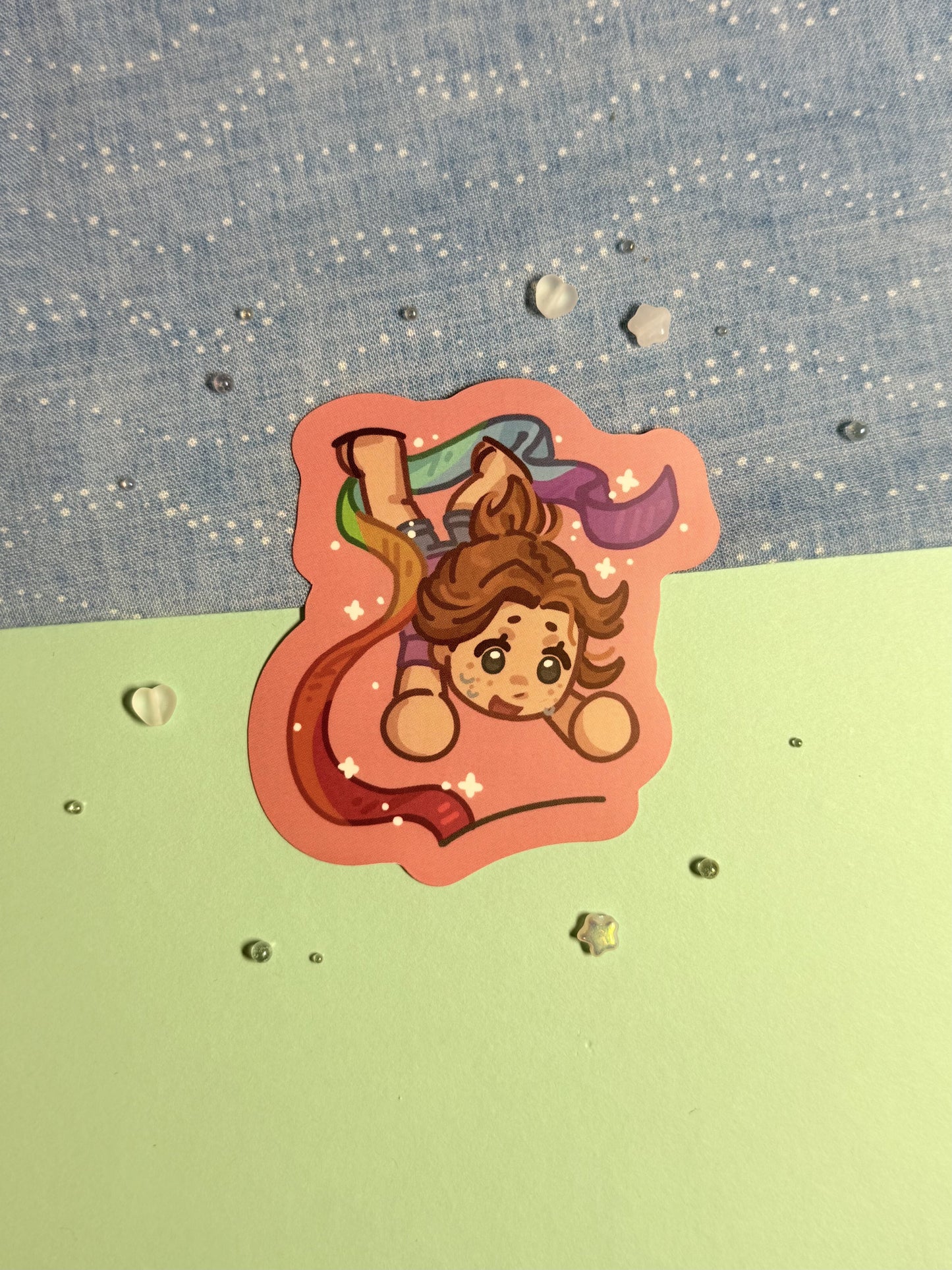 Kristen Dance Ribbon Sticker