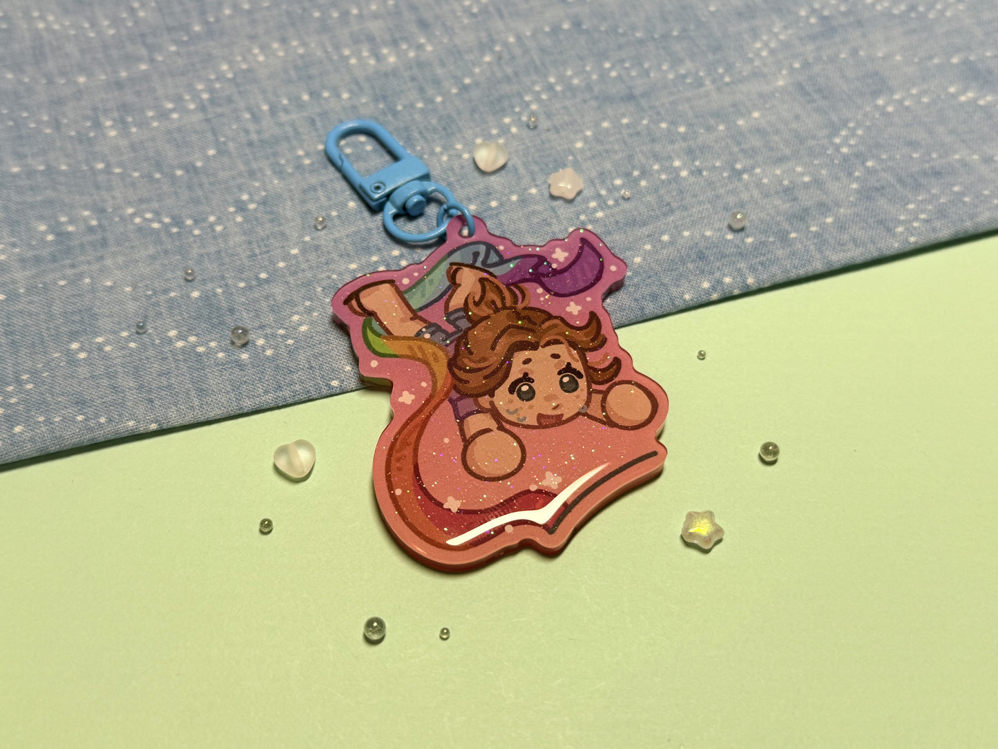 Kristen Dance Ribbon Keychain