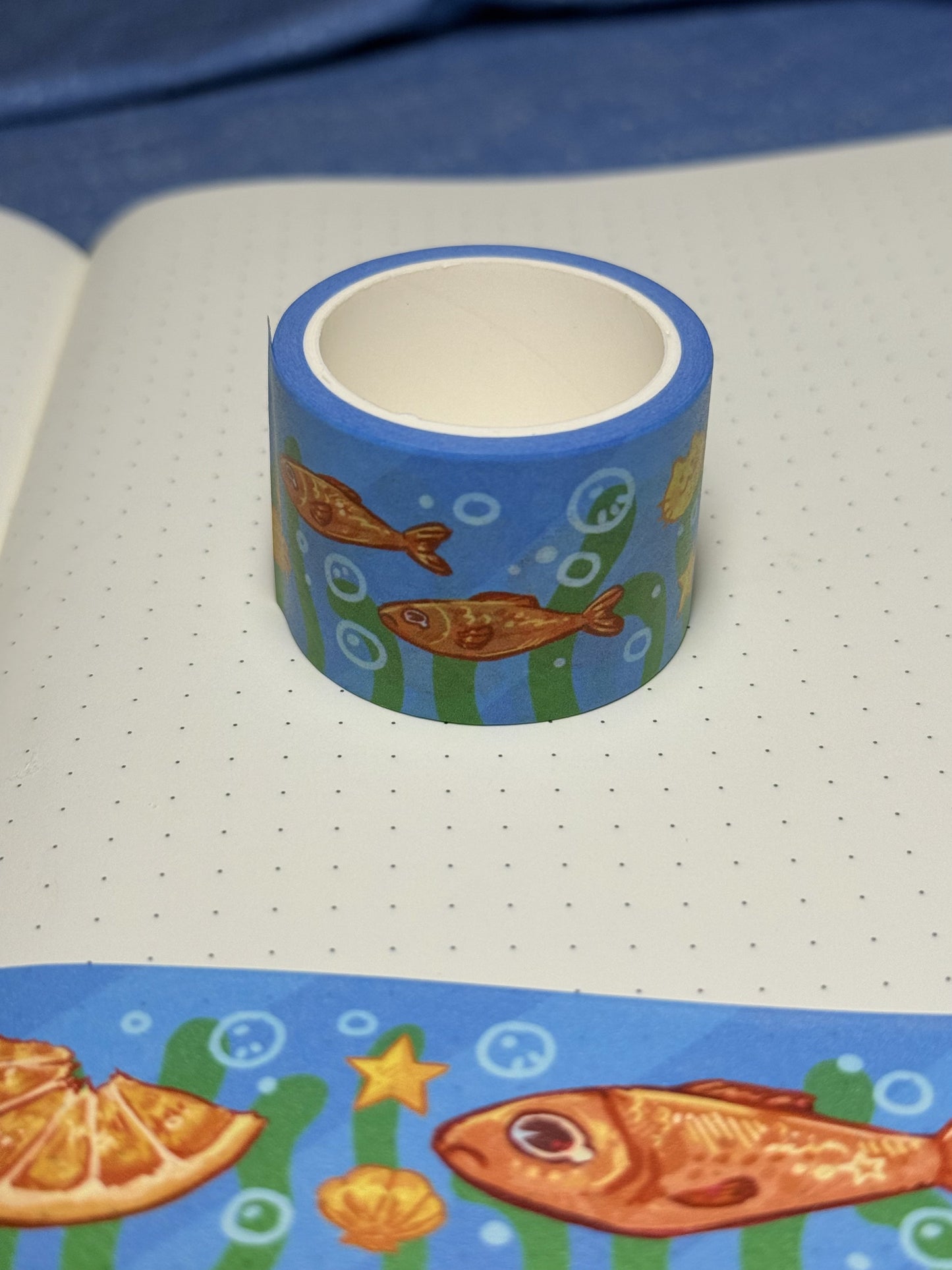 Orange Fishy Washi Tape