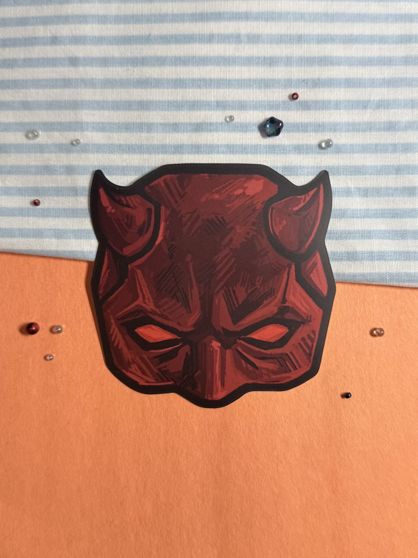 Daredevil Mask sticker