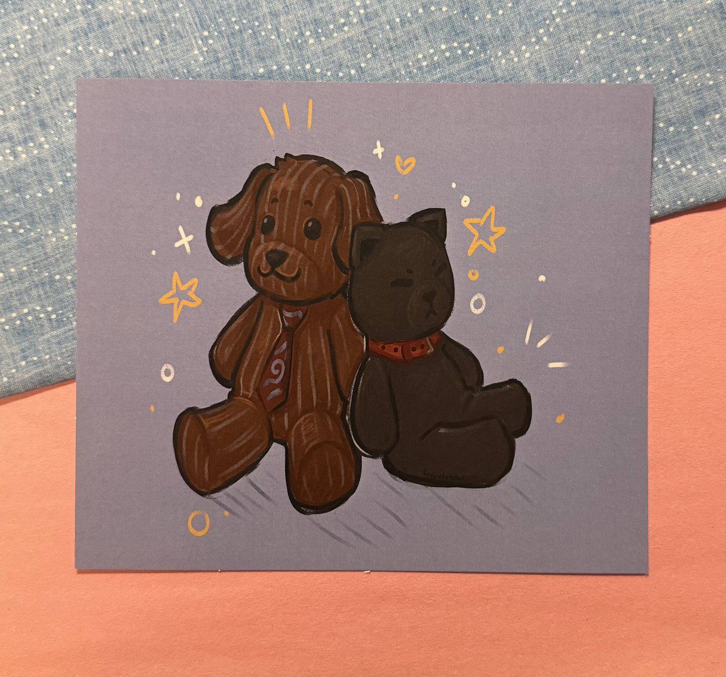 Small TenSimm Plushie Print