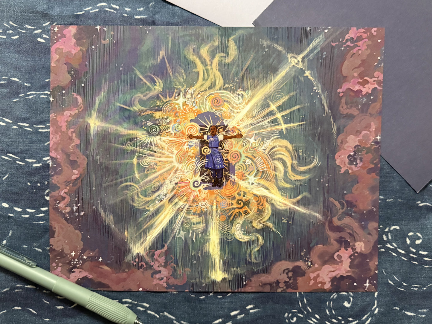 Small 15th Doctor Swirl Print