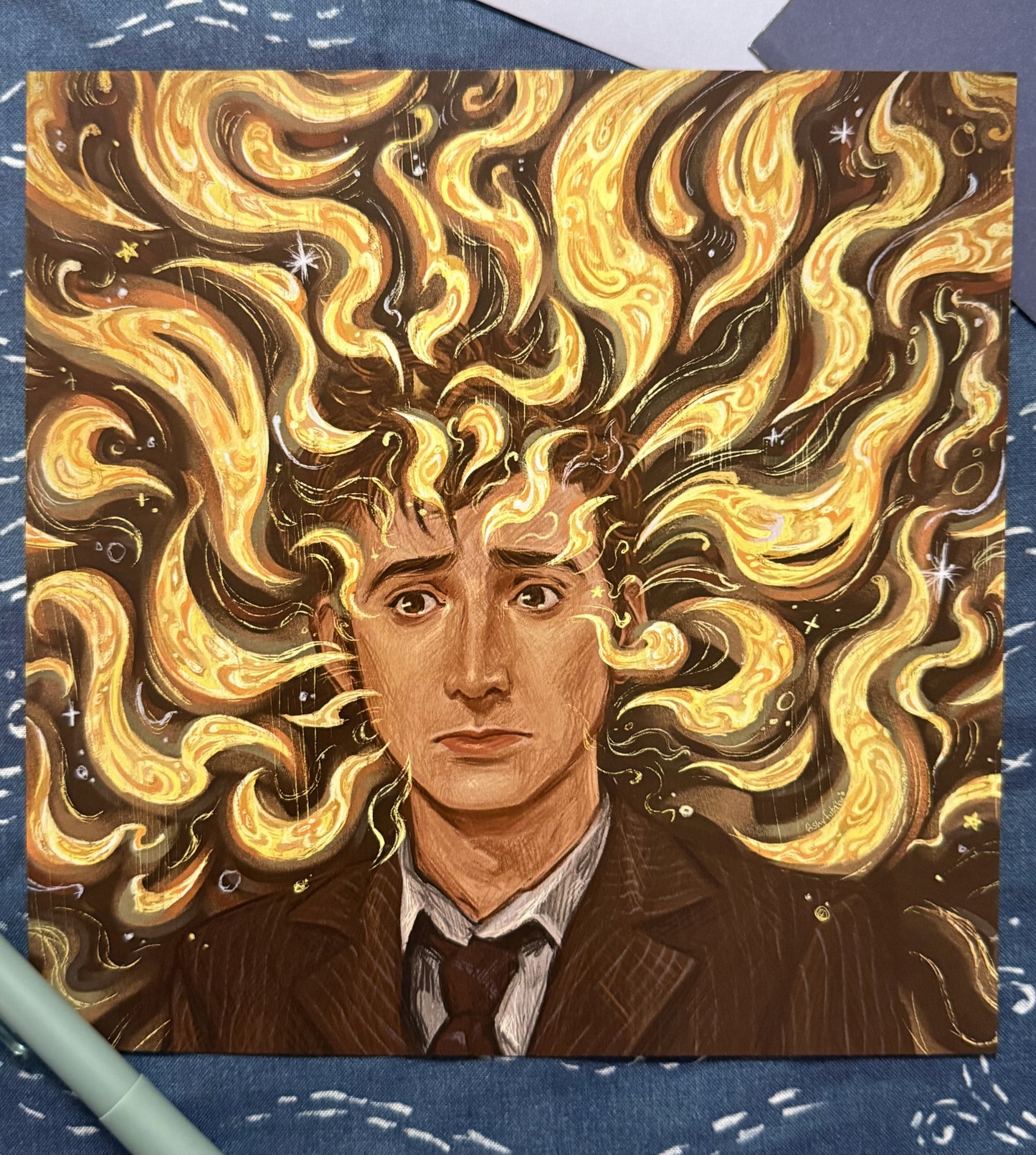 Tenth Doctor Swirl Print