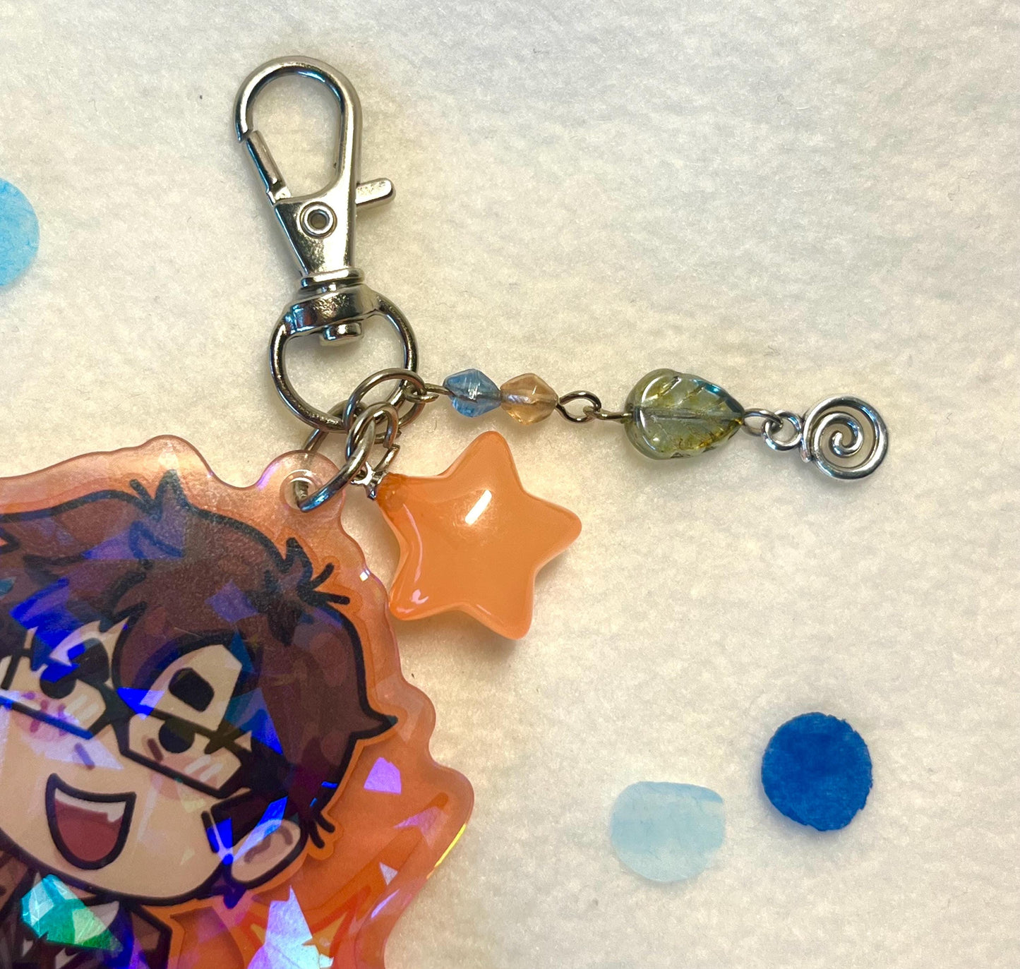Ninth Doctor Cat Keychain