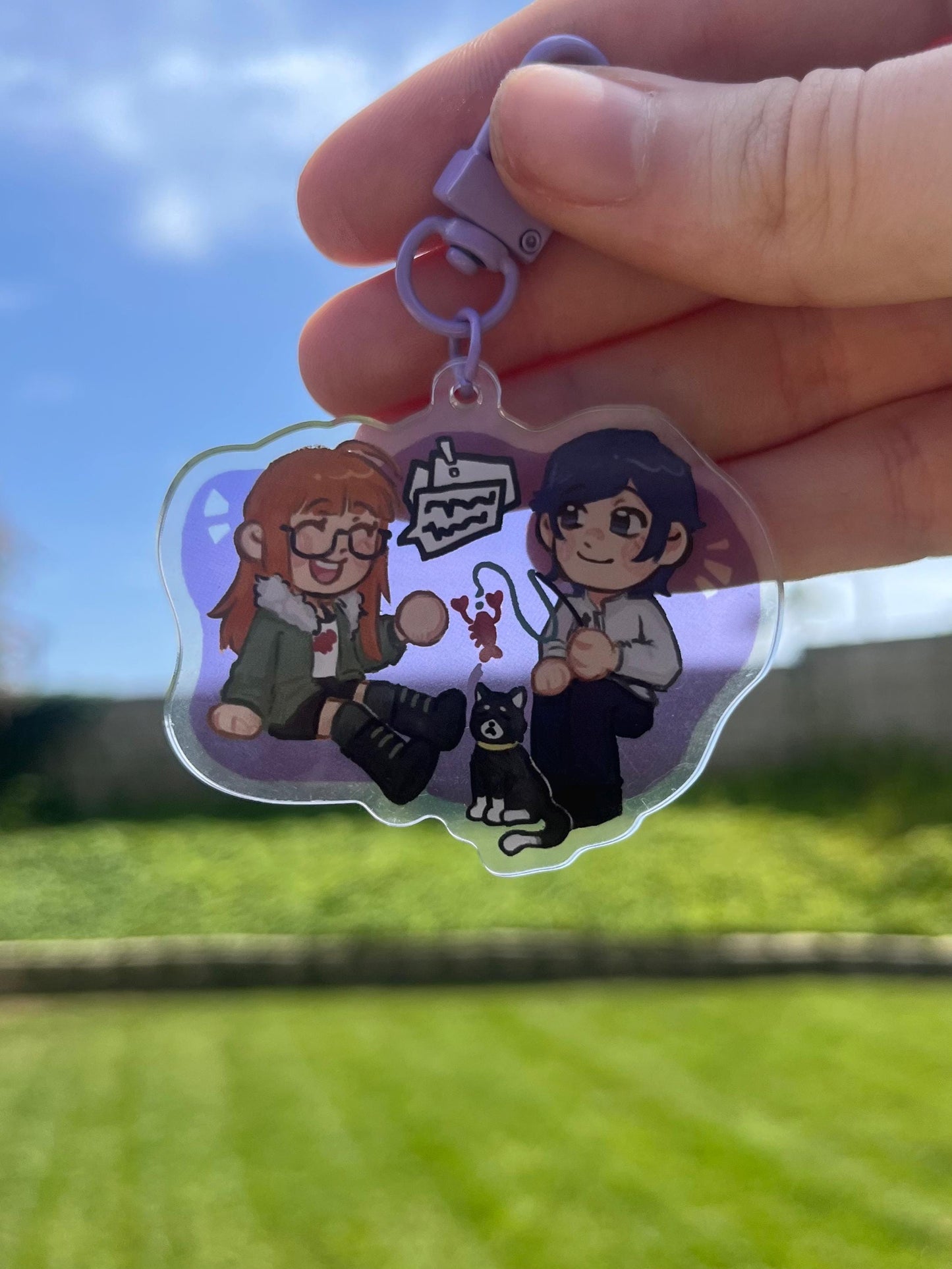 Yusuke & Futaba Persona 5 keychain