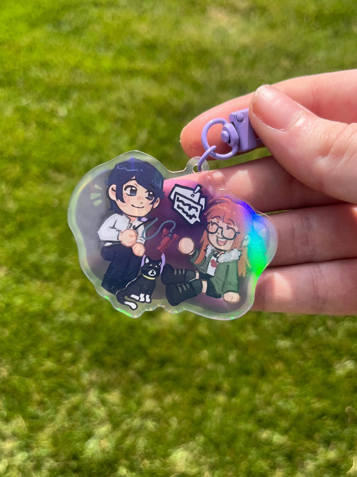 Yusuke & Futaba Persona 5 keychain