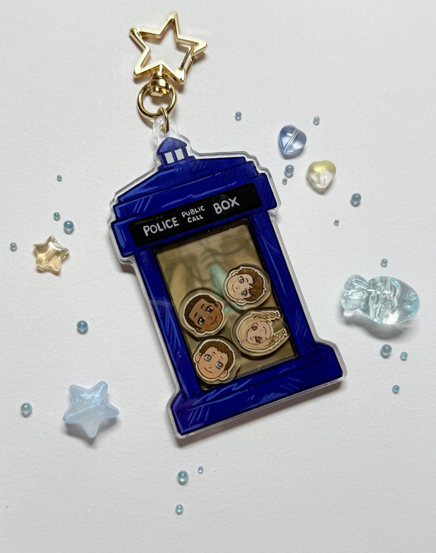 9th Doctor Shaker Keychain