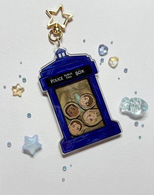 9th Doctor Shaker Keychain