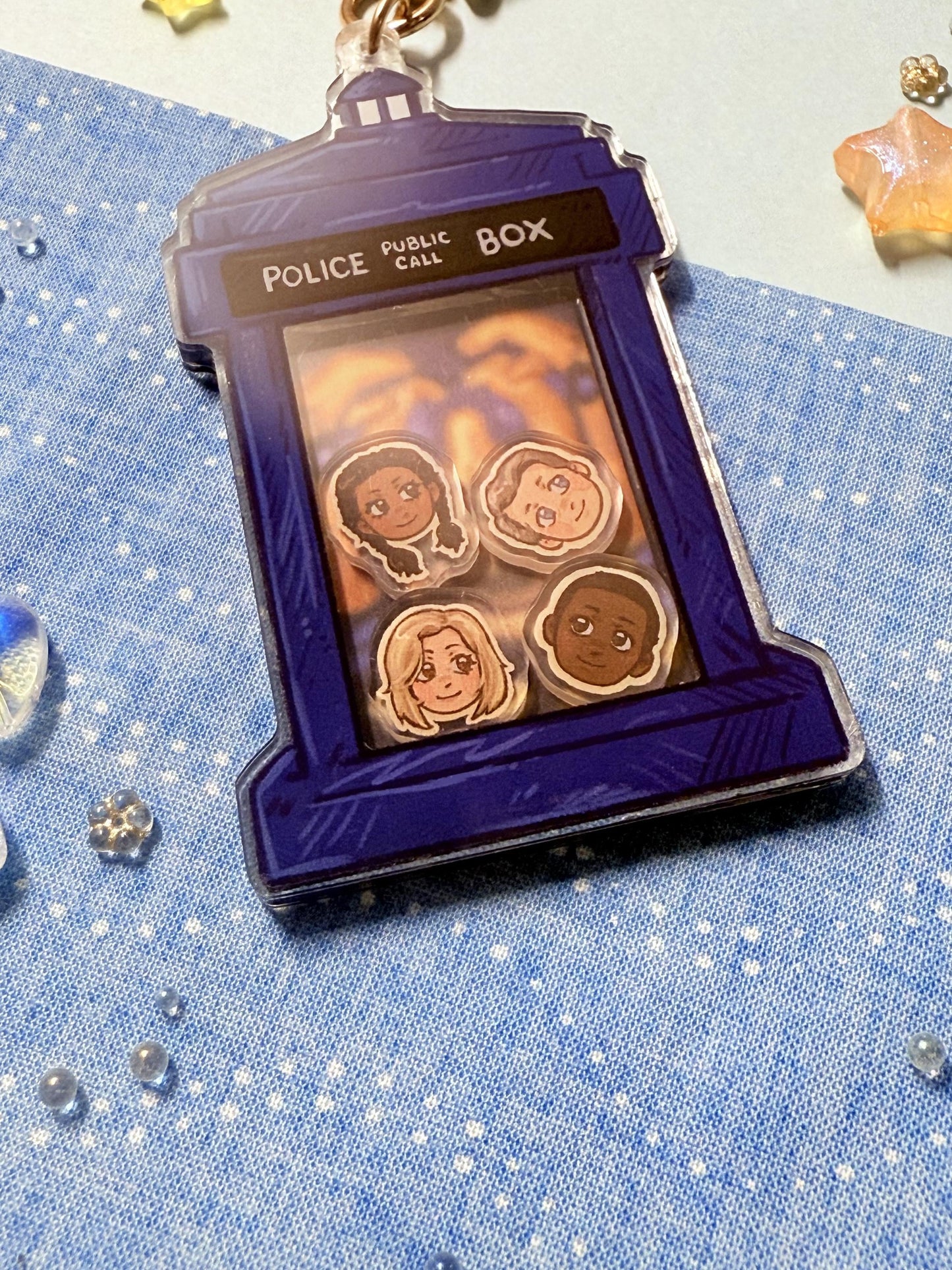 13th Doctor Shaker Keychain!