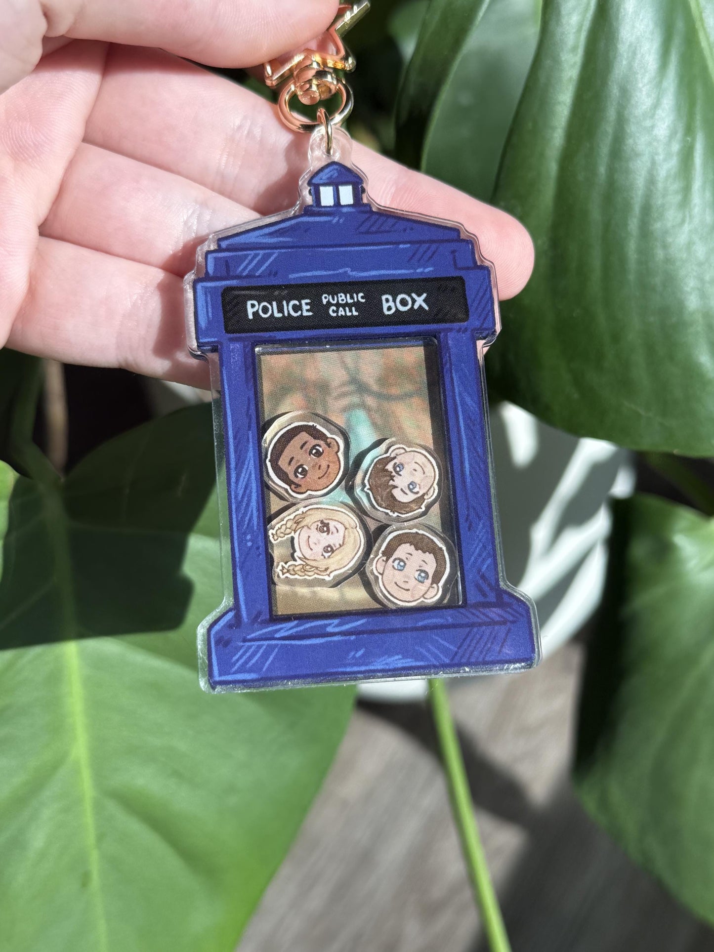 9th Doctor Shaker Keychain