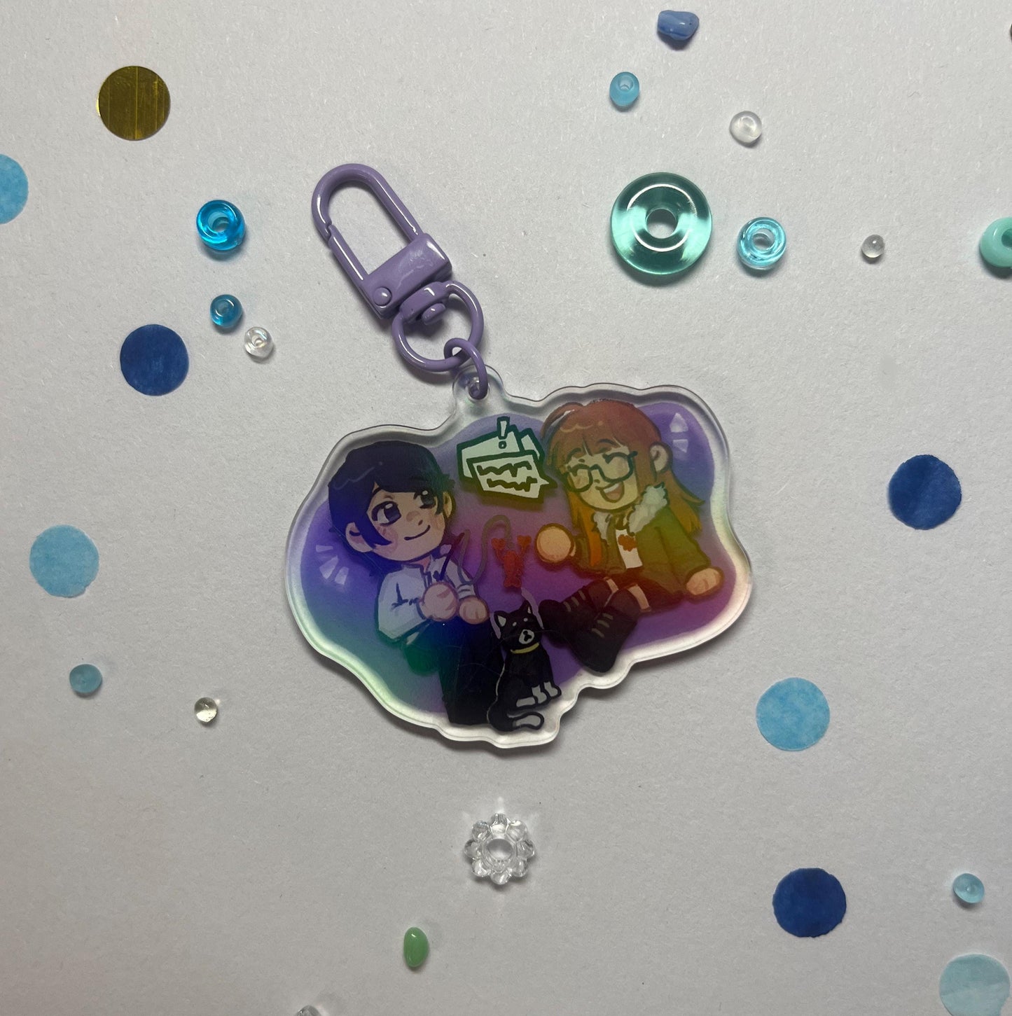 Yusuke & Futaba Persona 5 keychain