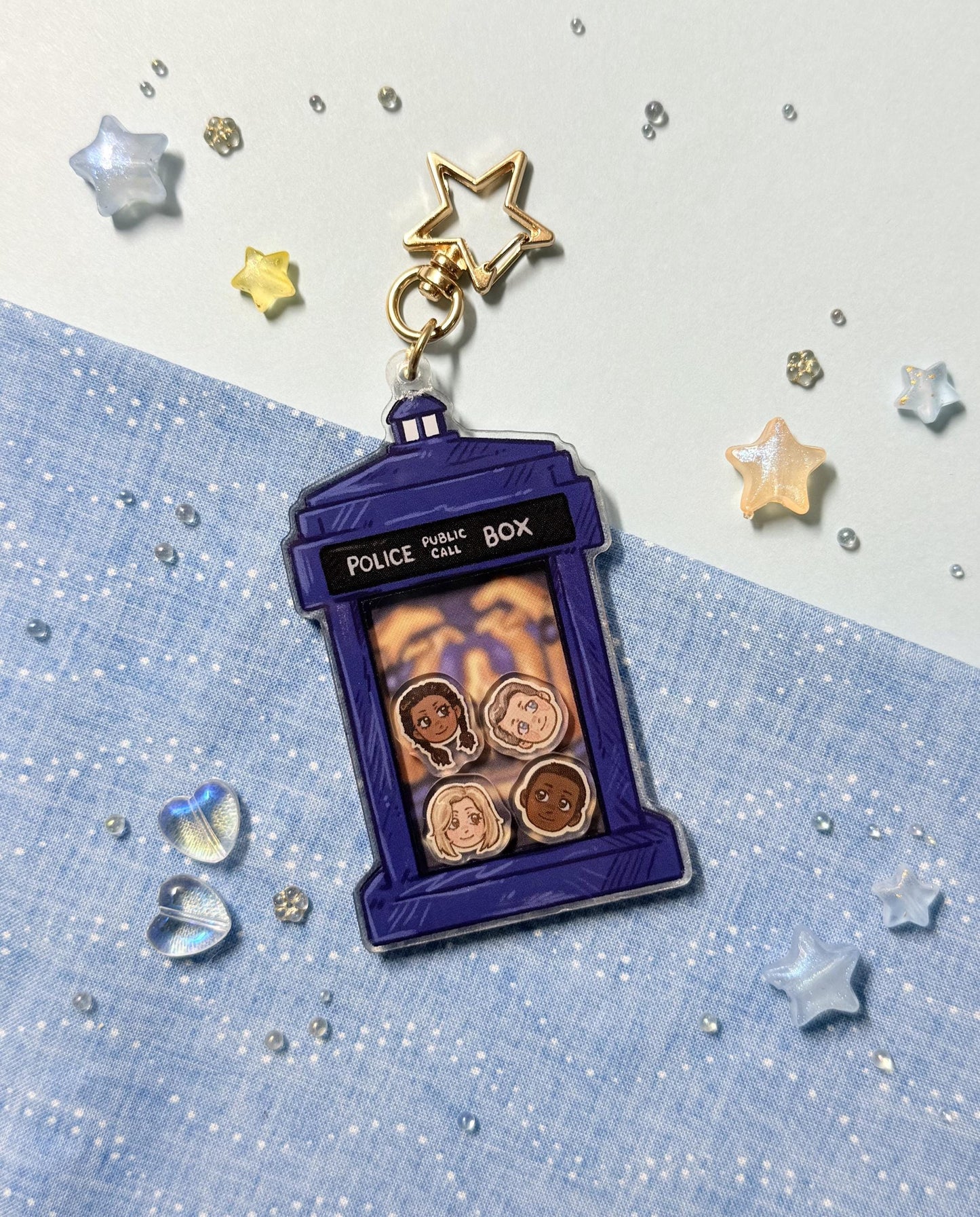 13th Doctor Shaker Keychain!