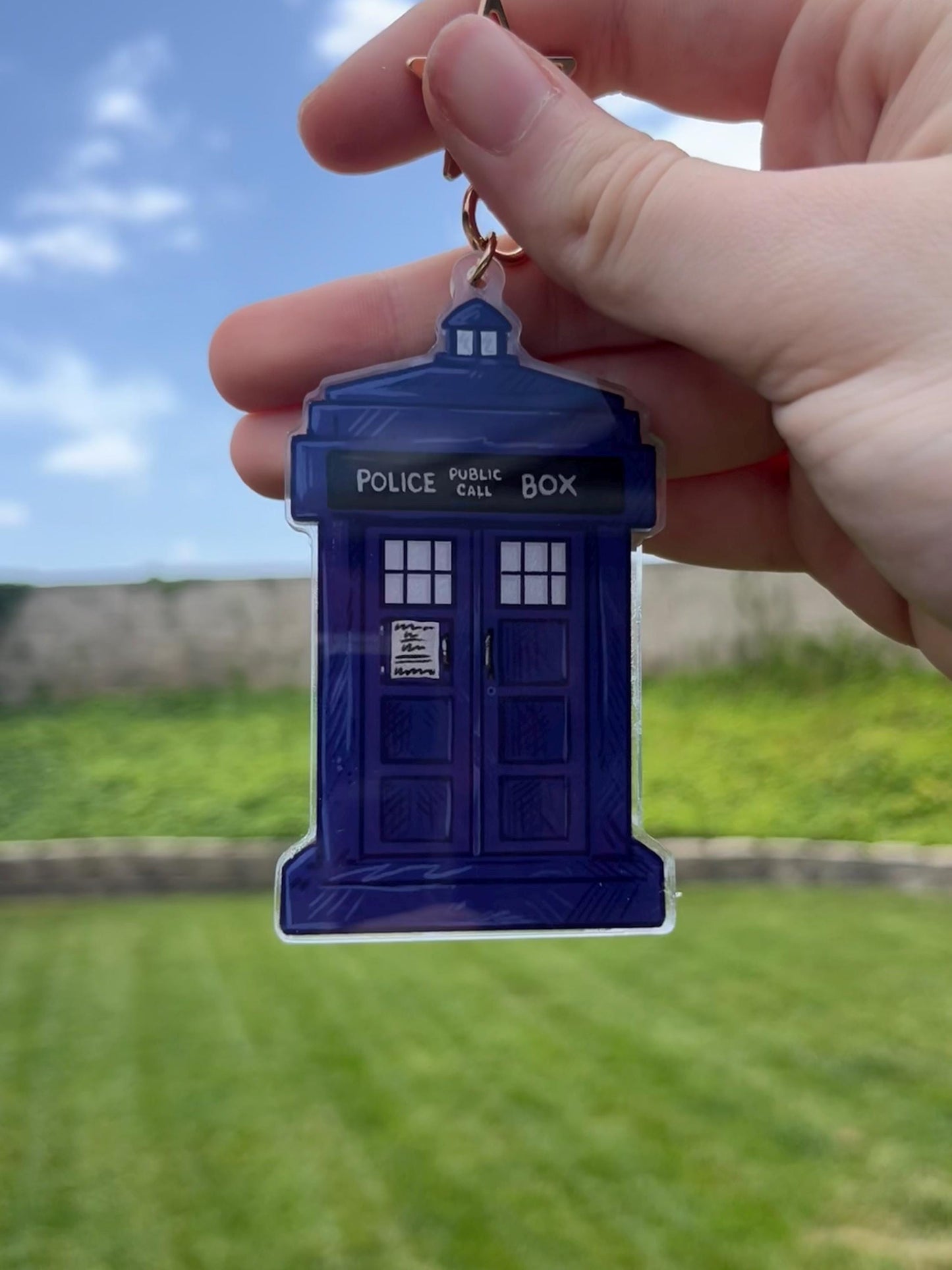 11th Doctor Shaker Keychain