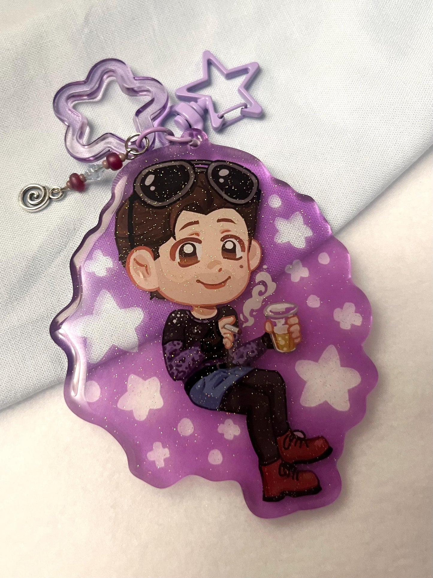 Benedick Keychain! David Tennant from Much Ado About Nothing Epoxy keychain