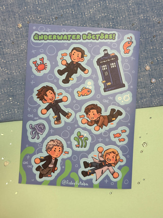 Doctor Who Sticker Sheet