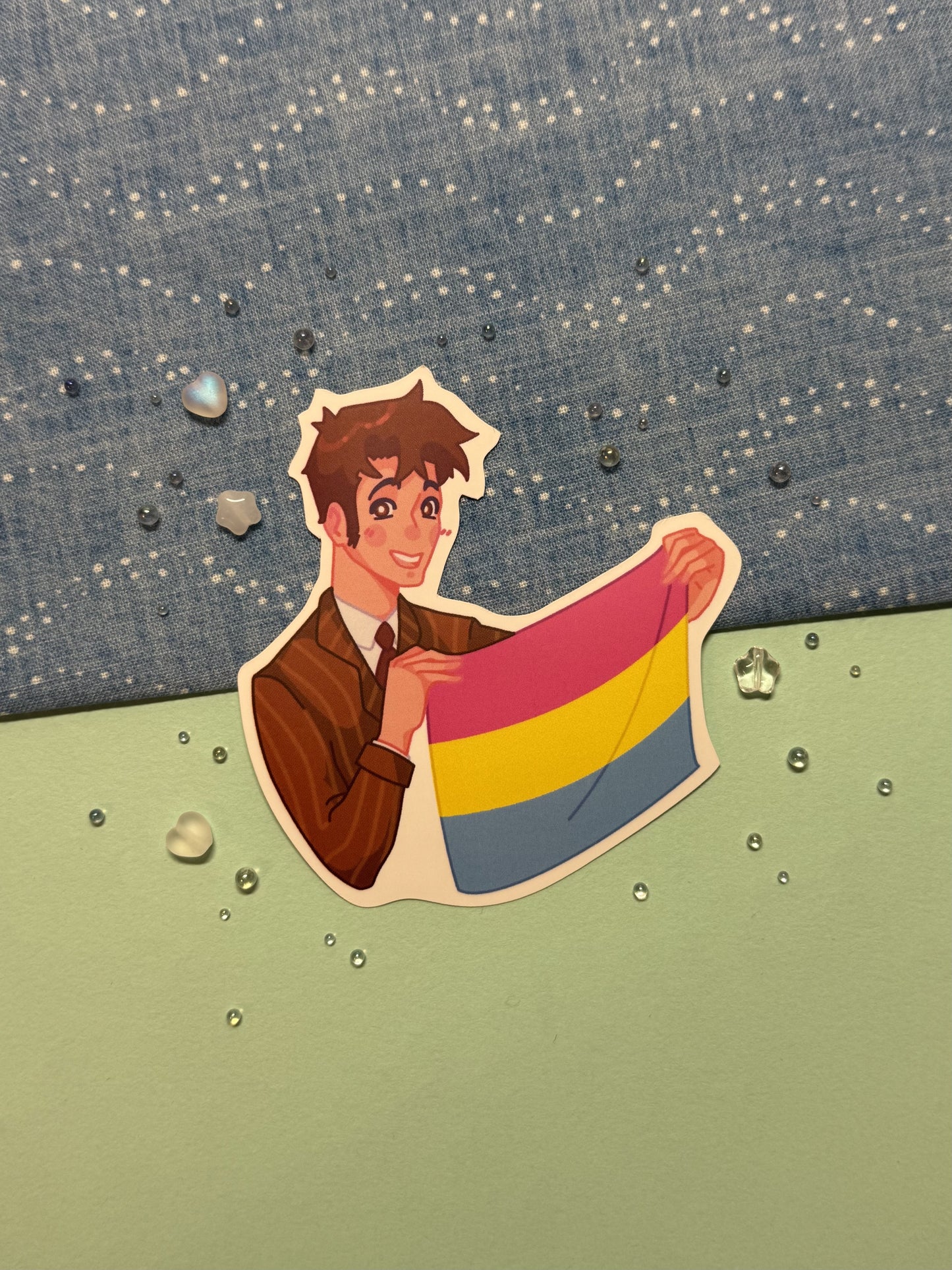 Tenth Doctor Pride Sticker