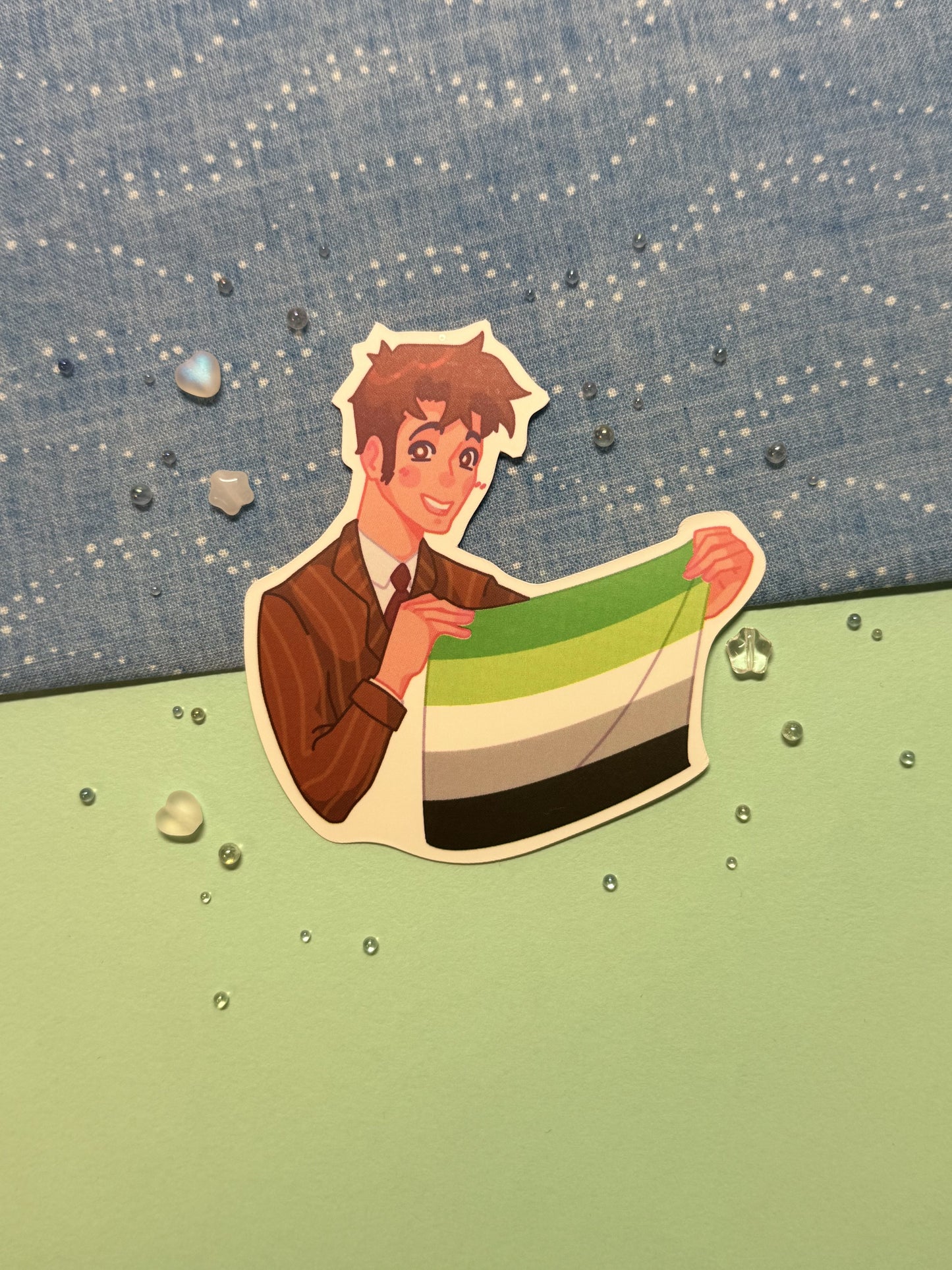 Tenth Doctor Pride Sticker