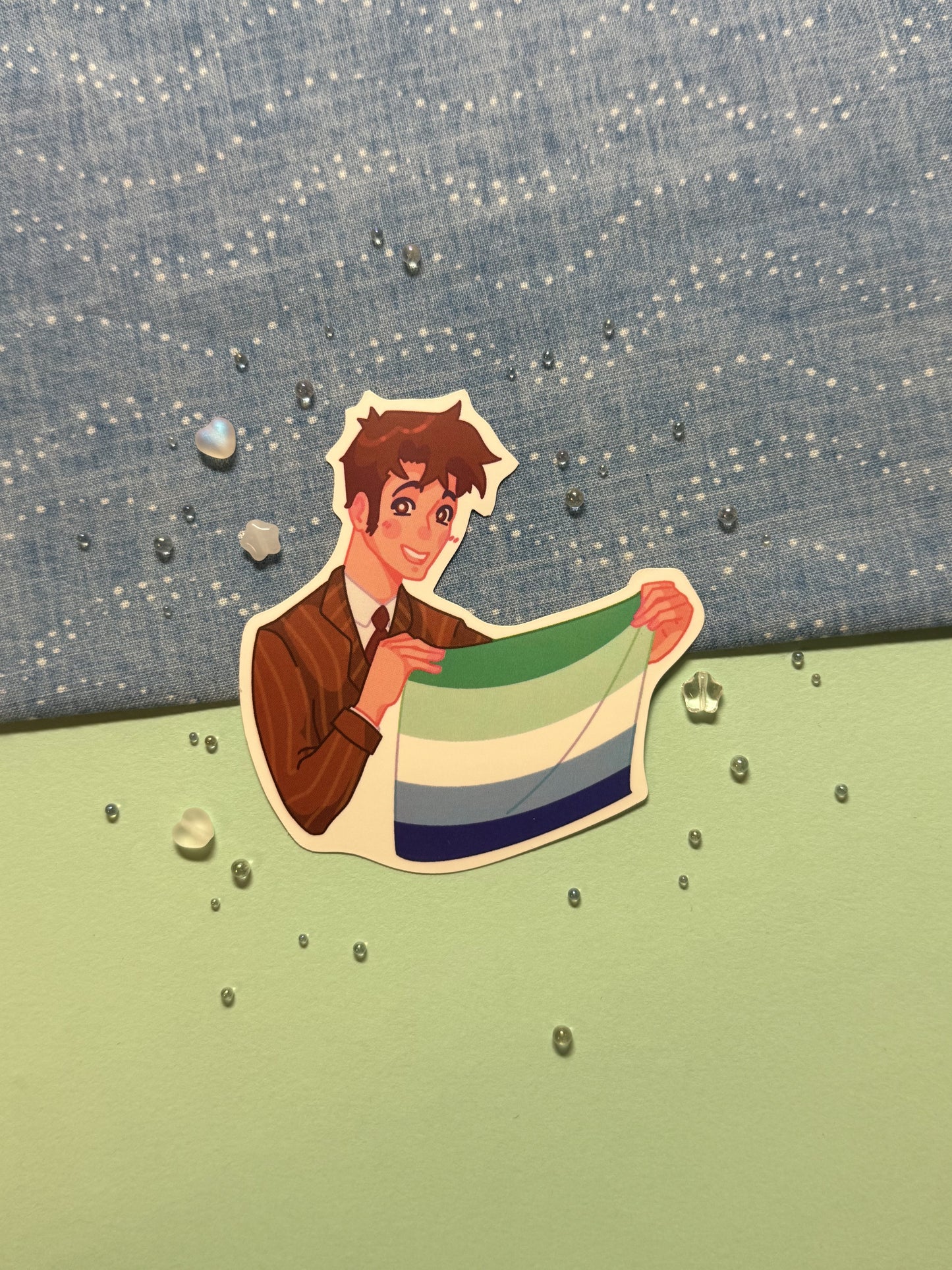 Tenth Doctor Pride Sticker