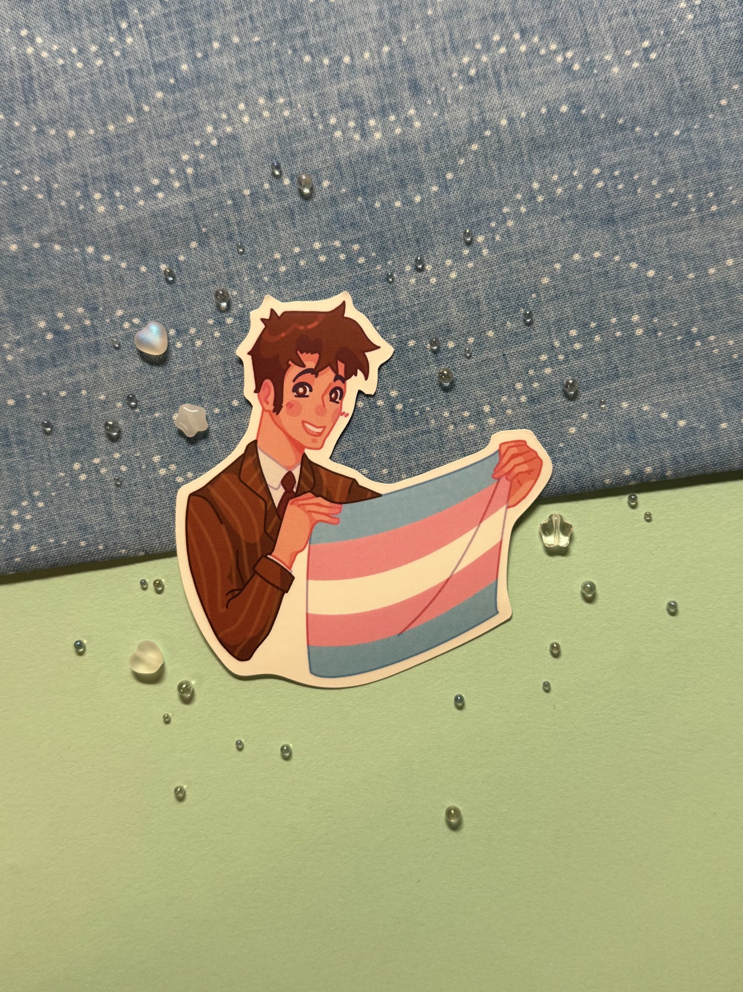 Tenth Doctor Pride Sticker