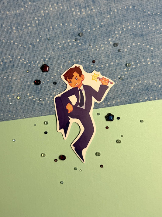 Saxon Master Doctor Who Sticker