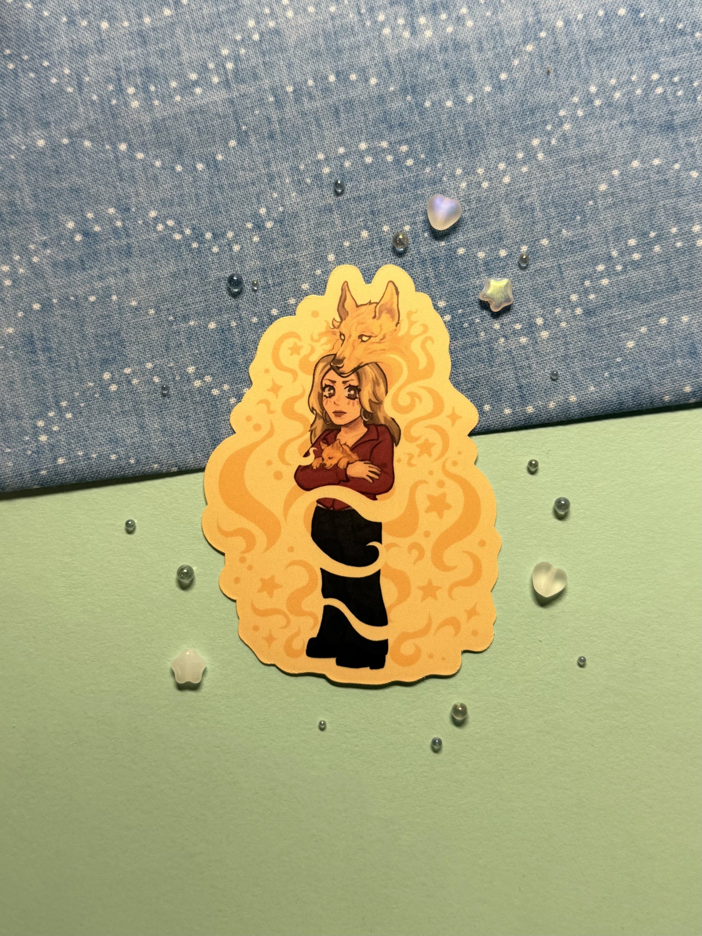 Rose Tyler Swirl Sticker