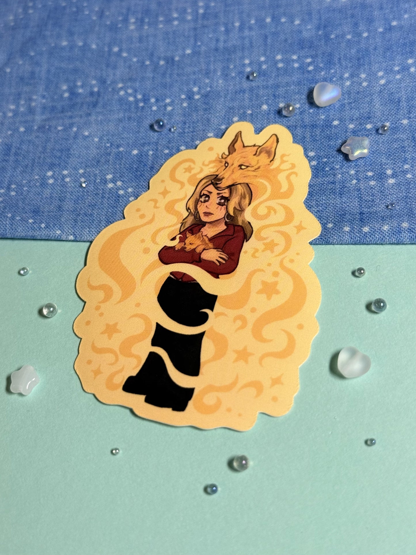 Rose Tyler Swirl Sticker
