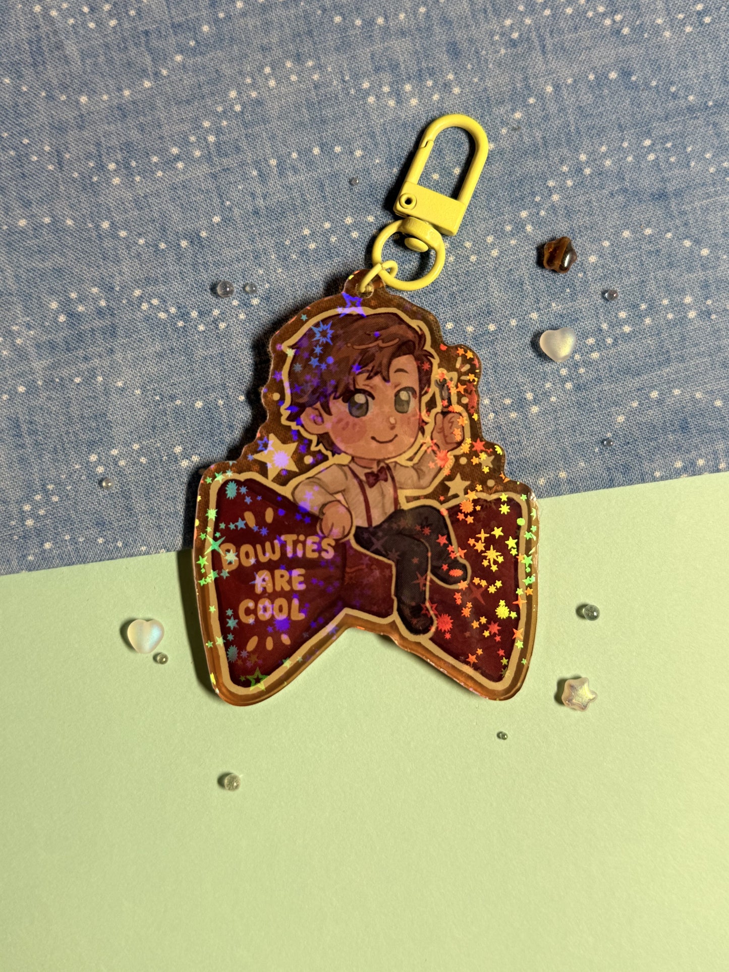 11th Doctor Bowtie Keychain