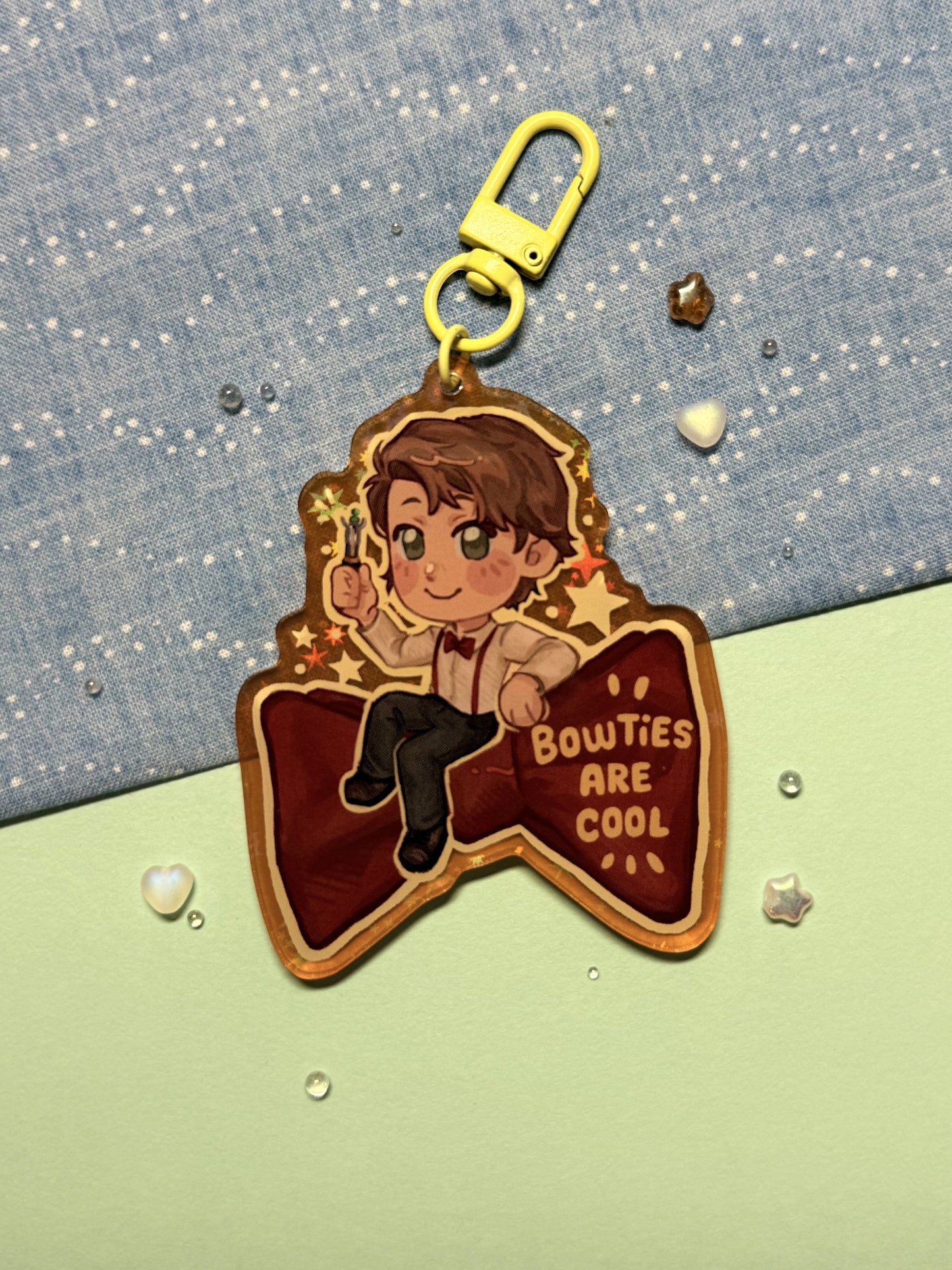 11th Doctor Bowtie Keychain
