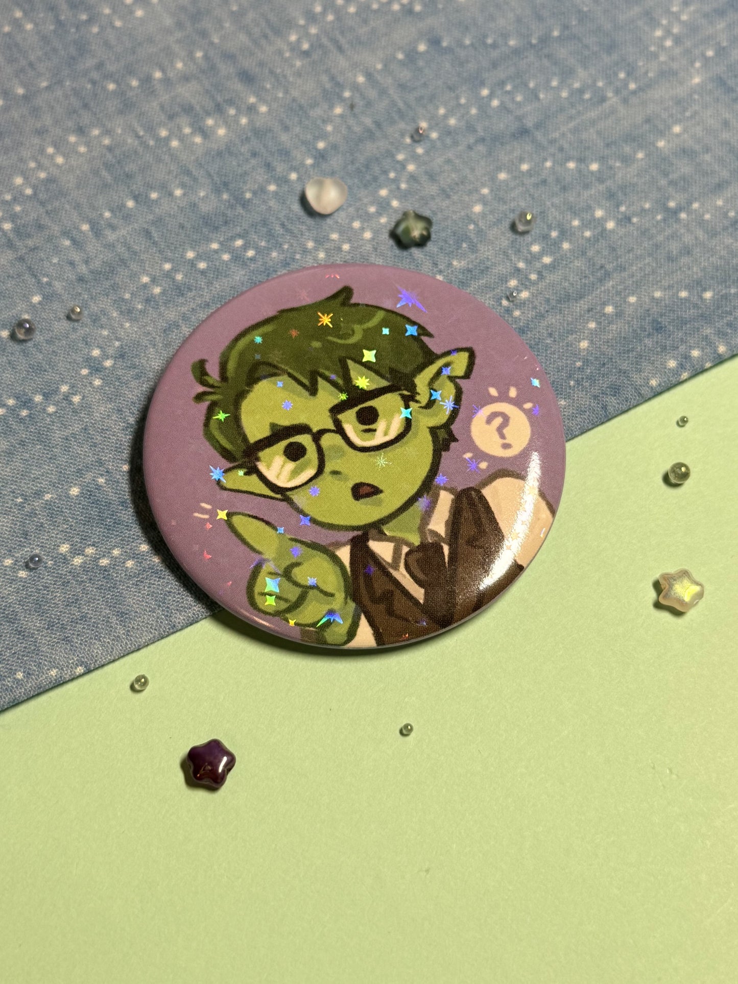 Riz Gukgak Button Pin