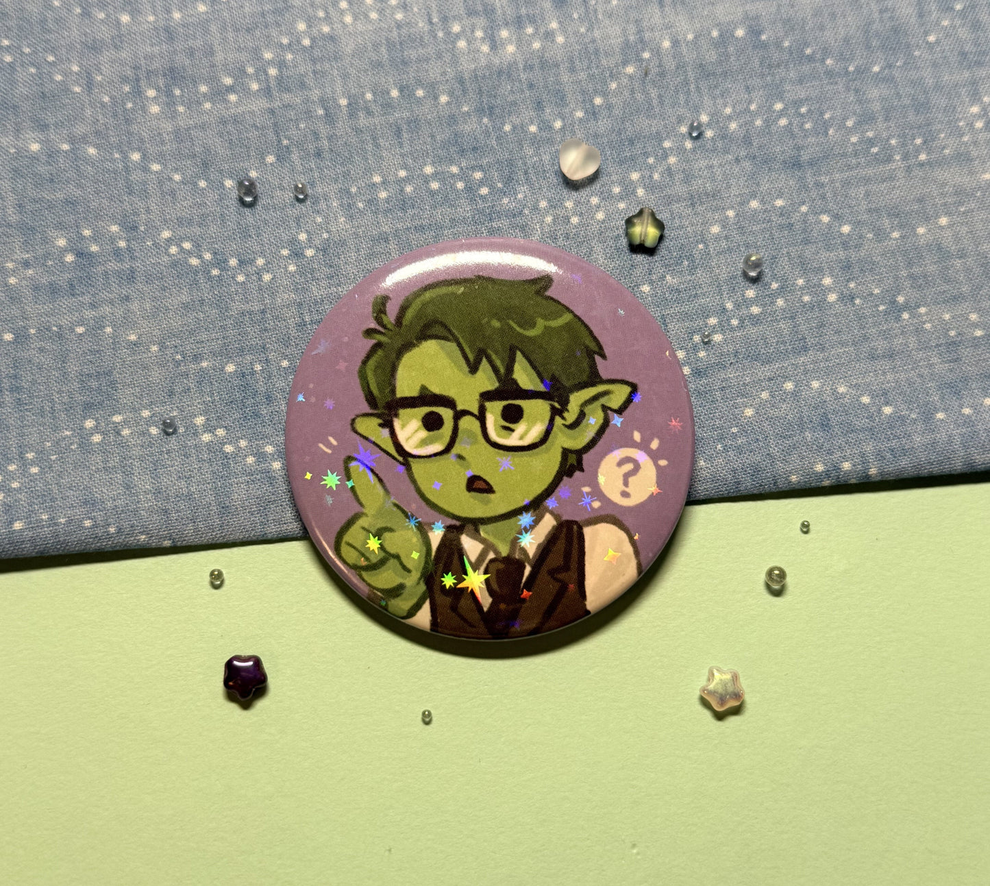 Riz Gukgak Button Pin