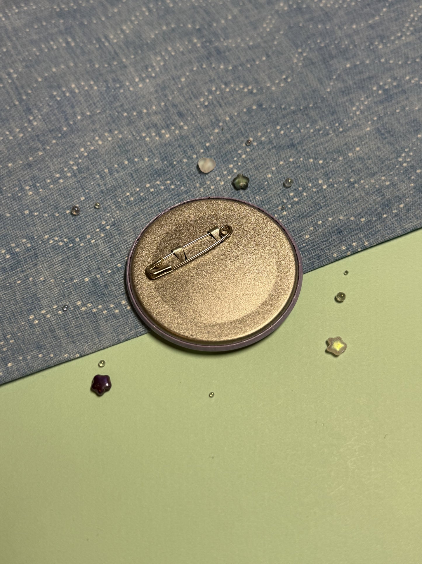 Ayda Subtext Button Pin