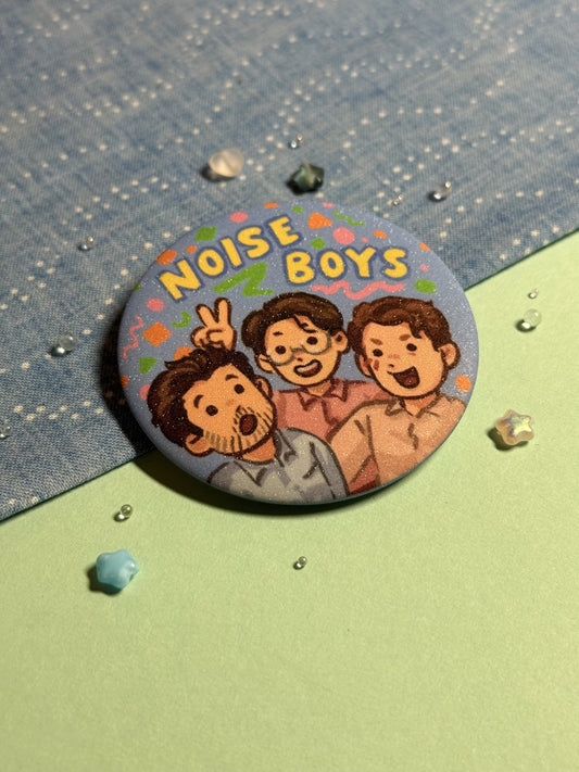 Noise Boys Button Pin