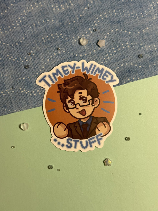 Timey-Wimey Sticker