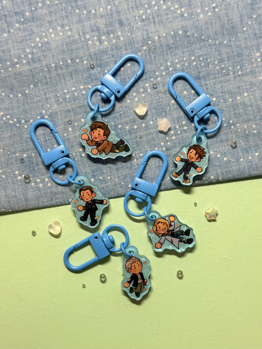 Fishy Dr Who Mini Keychains