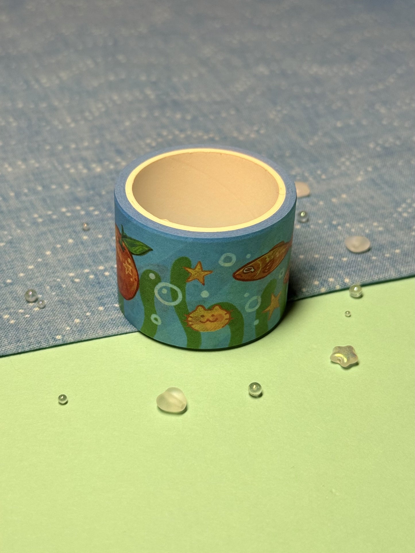 Orange Fishy Washi Tape