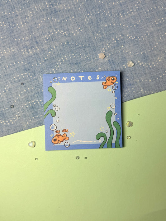 Fishy sticky notes