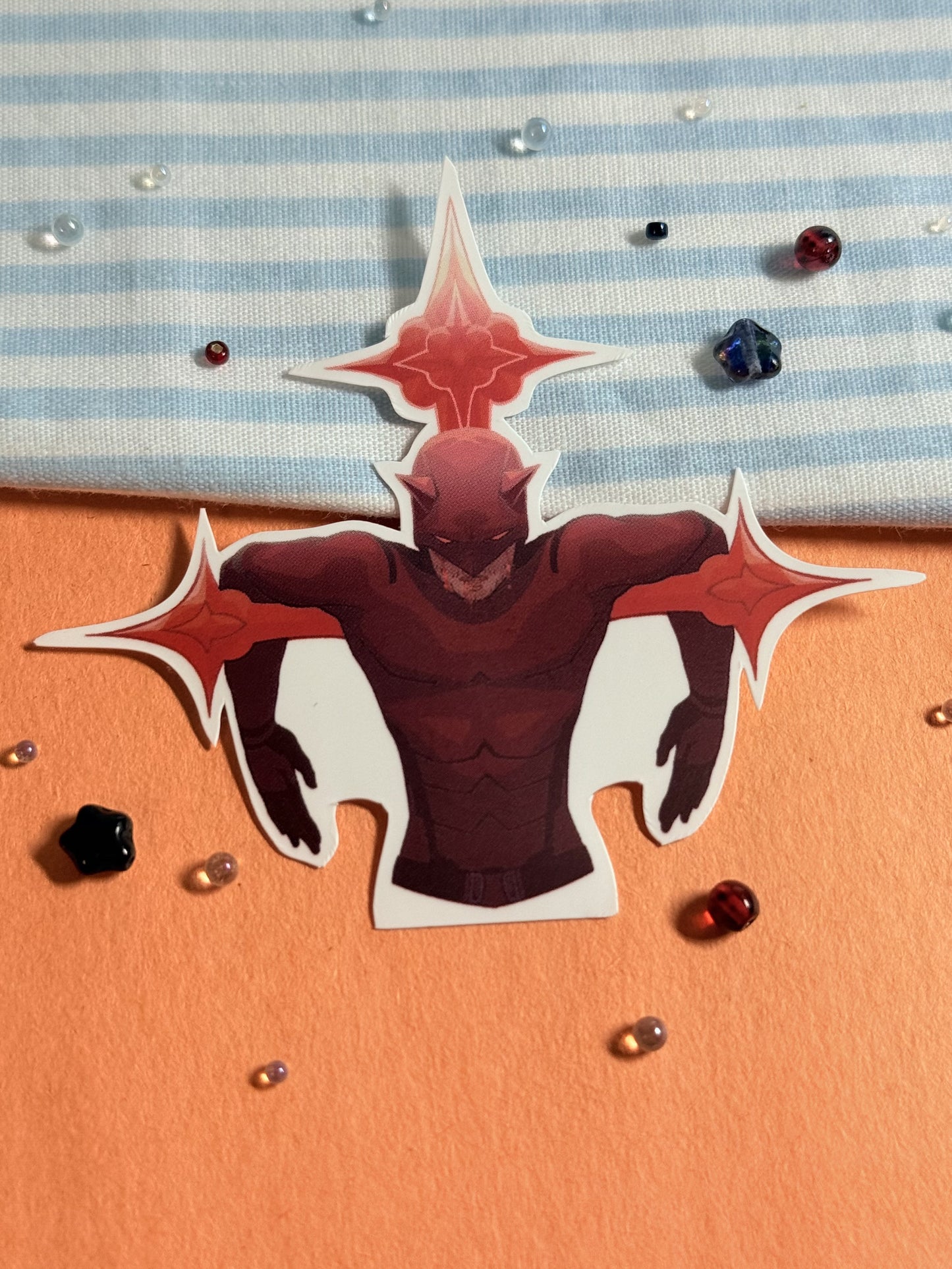 Daredevil Cross Sticker