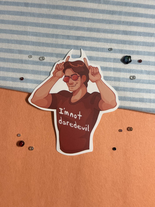 Not Daredevil Sticker