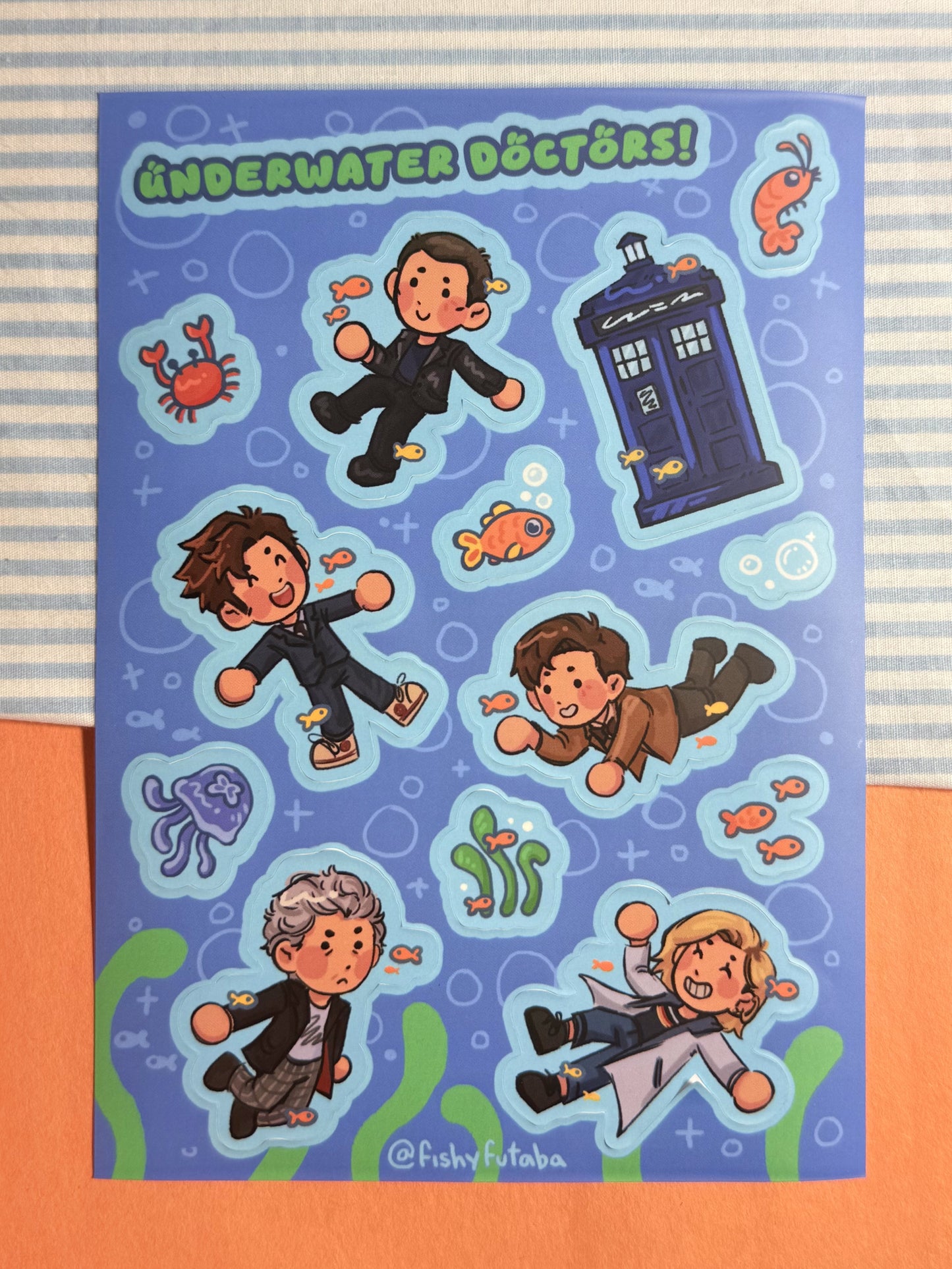 Doctor Who Sticker Sheet