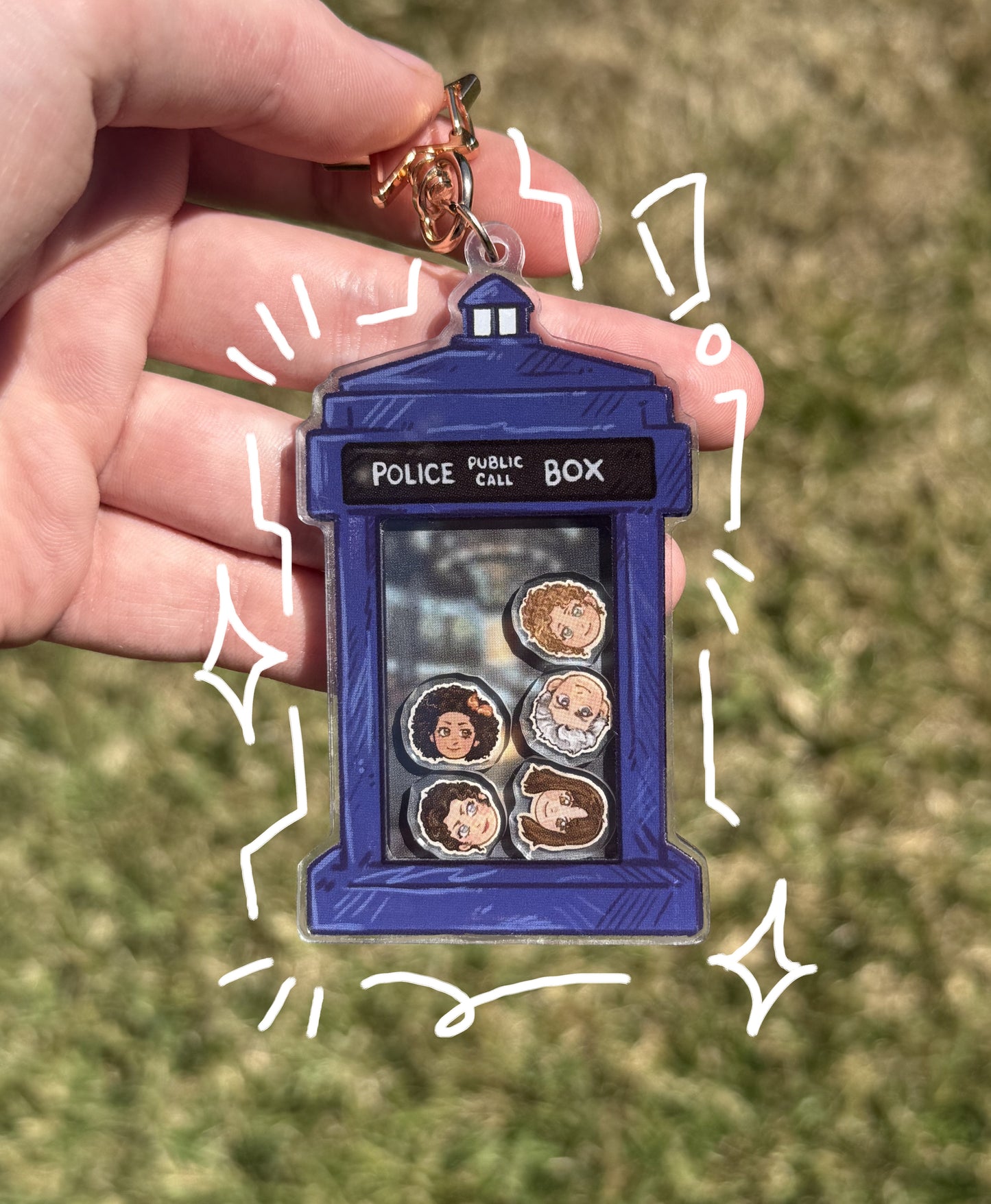 12th Doctor Shaker Keychain!
