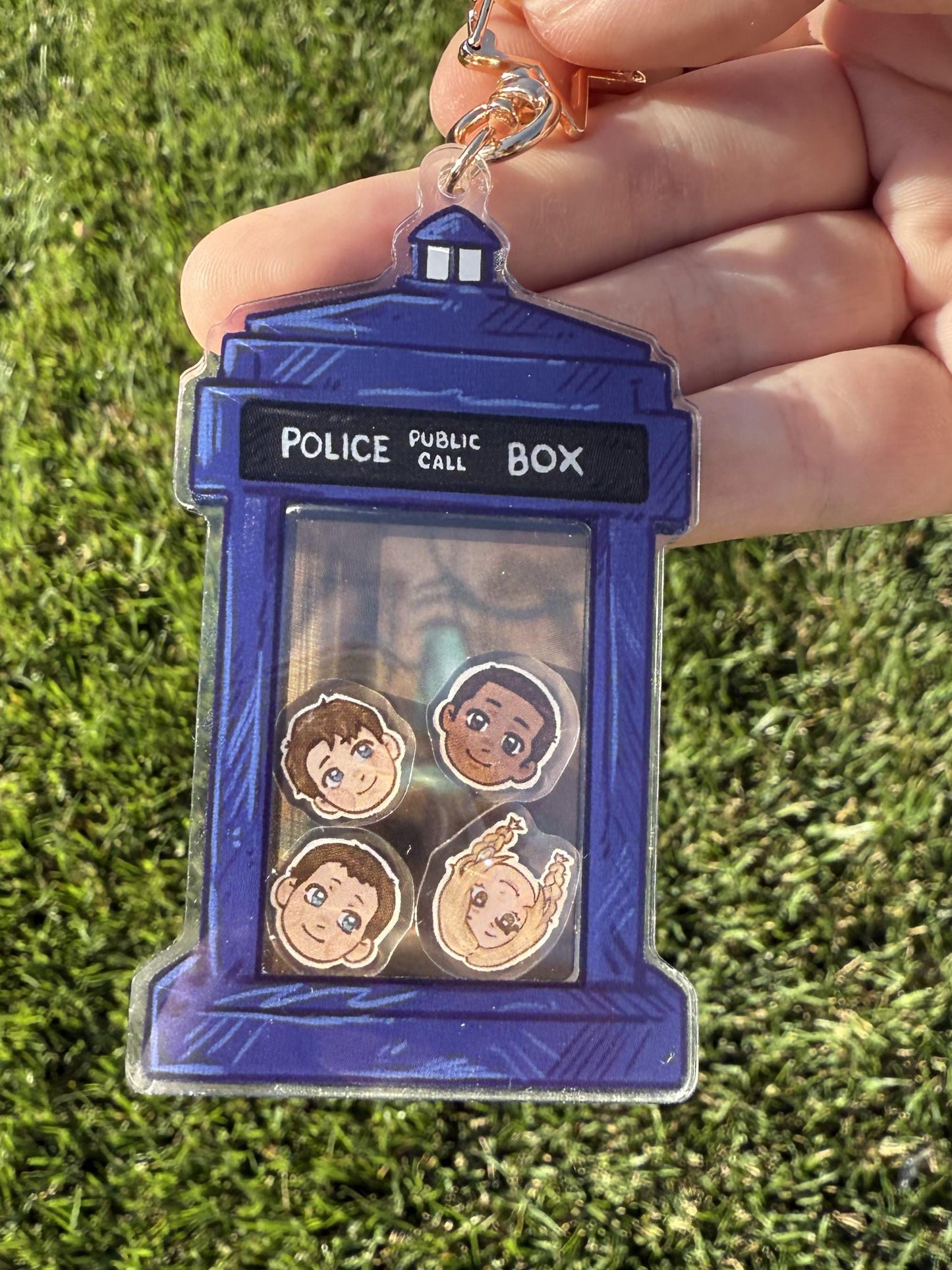 9th Doctor Shaker Keychain