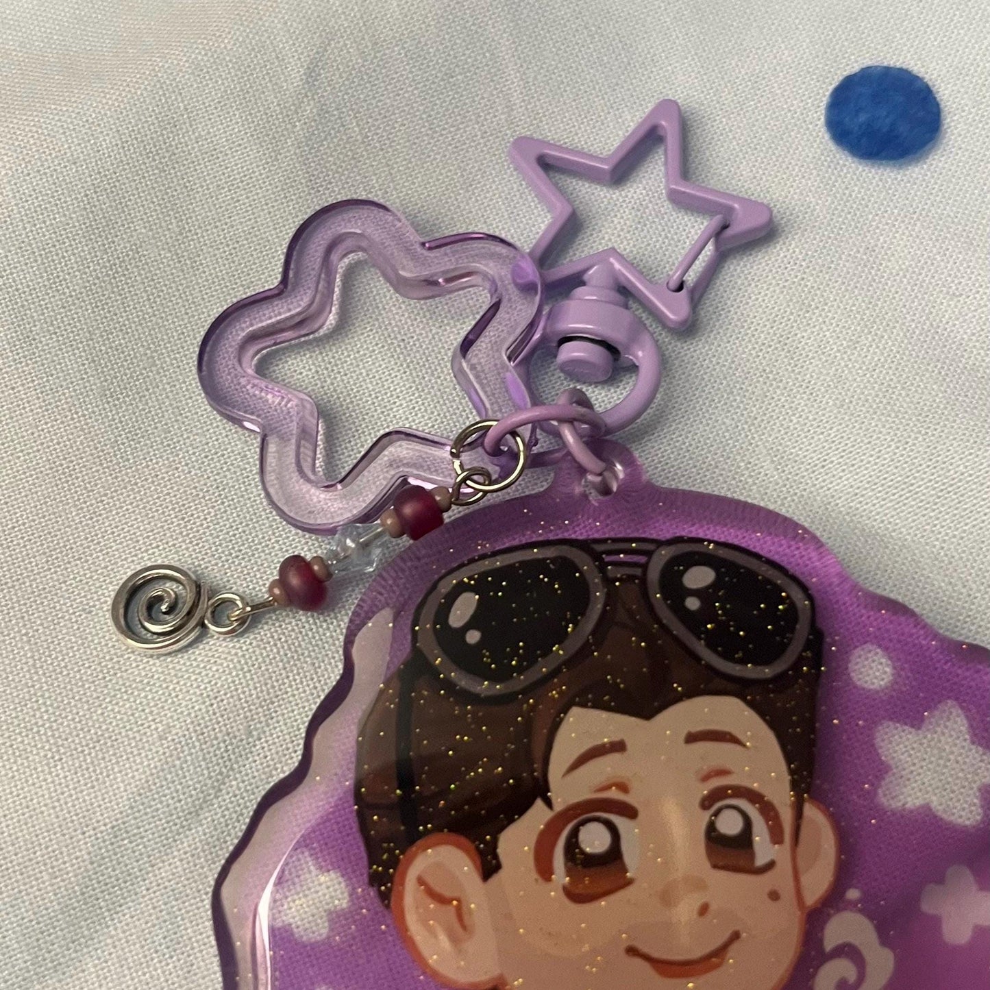 Benedick Keychain! David Tennant from Much Ado About Nothing Epoxy keychain