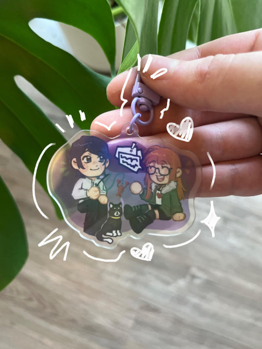 Yusuke & Futaba Persona 5 keychain