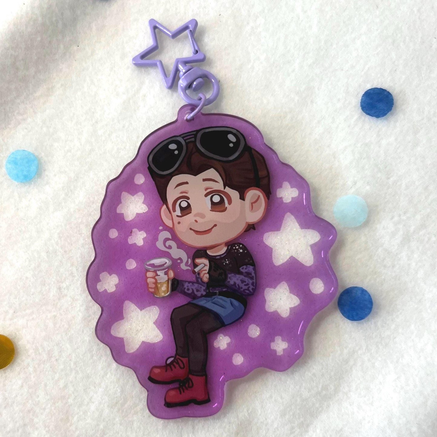 Benedick Keychain! David Tennant from Much Ado About Nothing Epoxy keychain