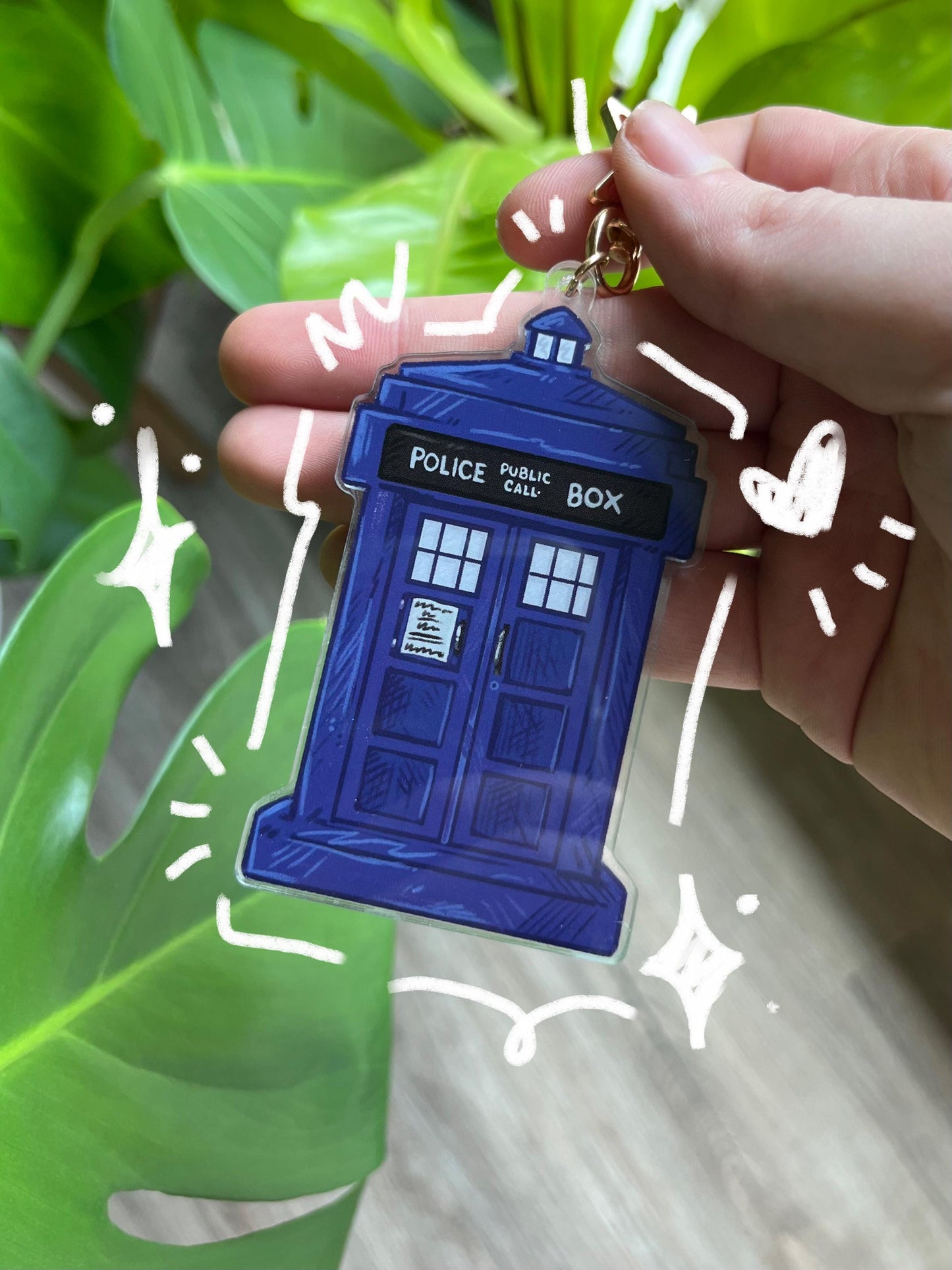 9th Doctor Shaker Keychain